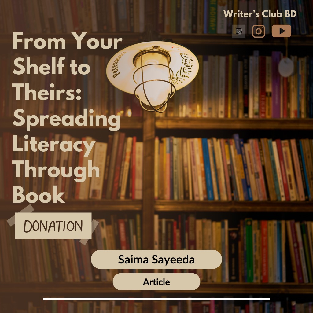 From Your Shelf to Theirs: Spreading Literacy Through Book Donations