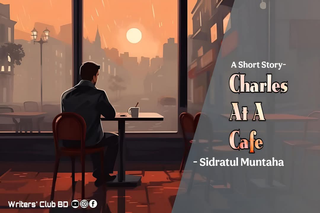 Charles at a Café